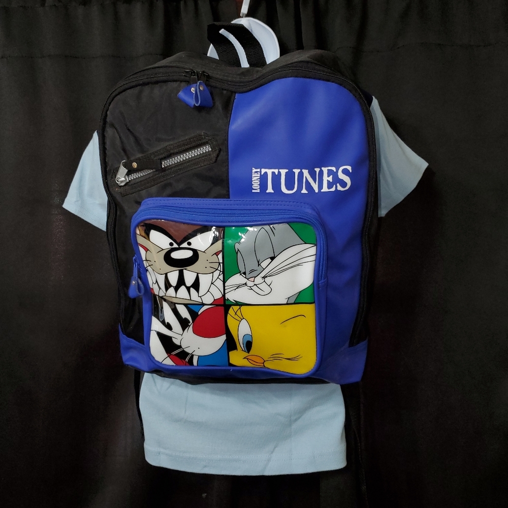Vintage 90's Warner Brothers Looney Tunes Backpack